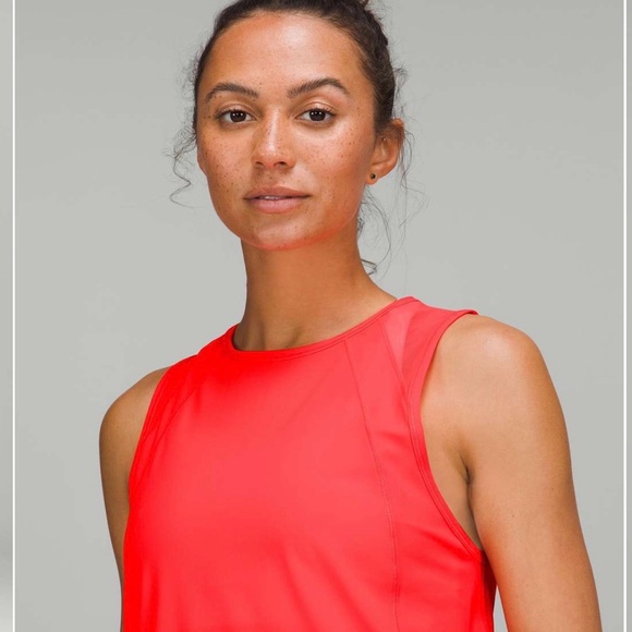 Lululemon Sculpt Flare Tank, Cut out back & Mesh EUC - Picture 3 of 14